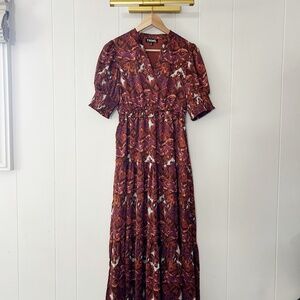 THML Floral Ikat Dress